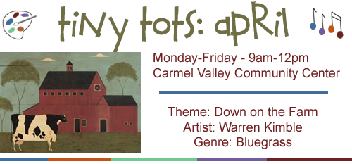 April Tiny Tots Classes