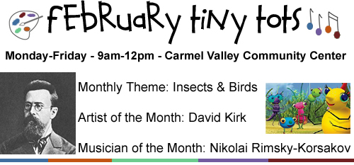 February Tiny Tots Classes