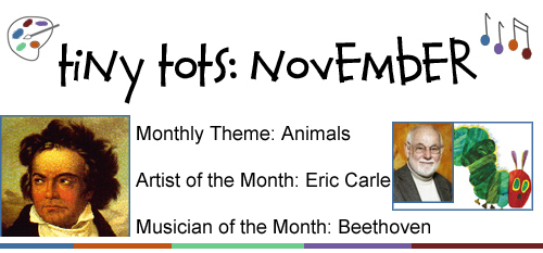October Tiny Tots Classes
